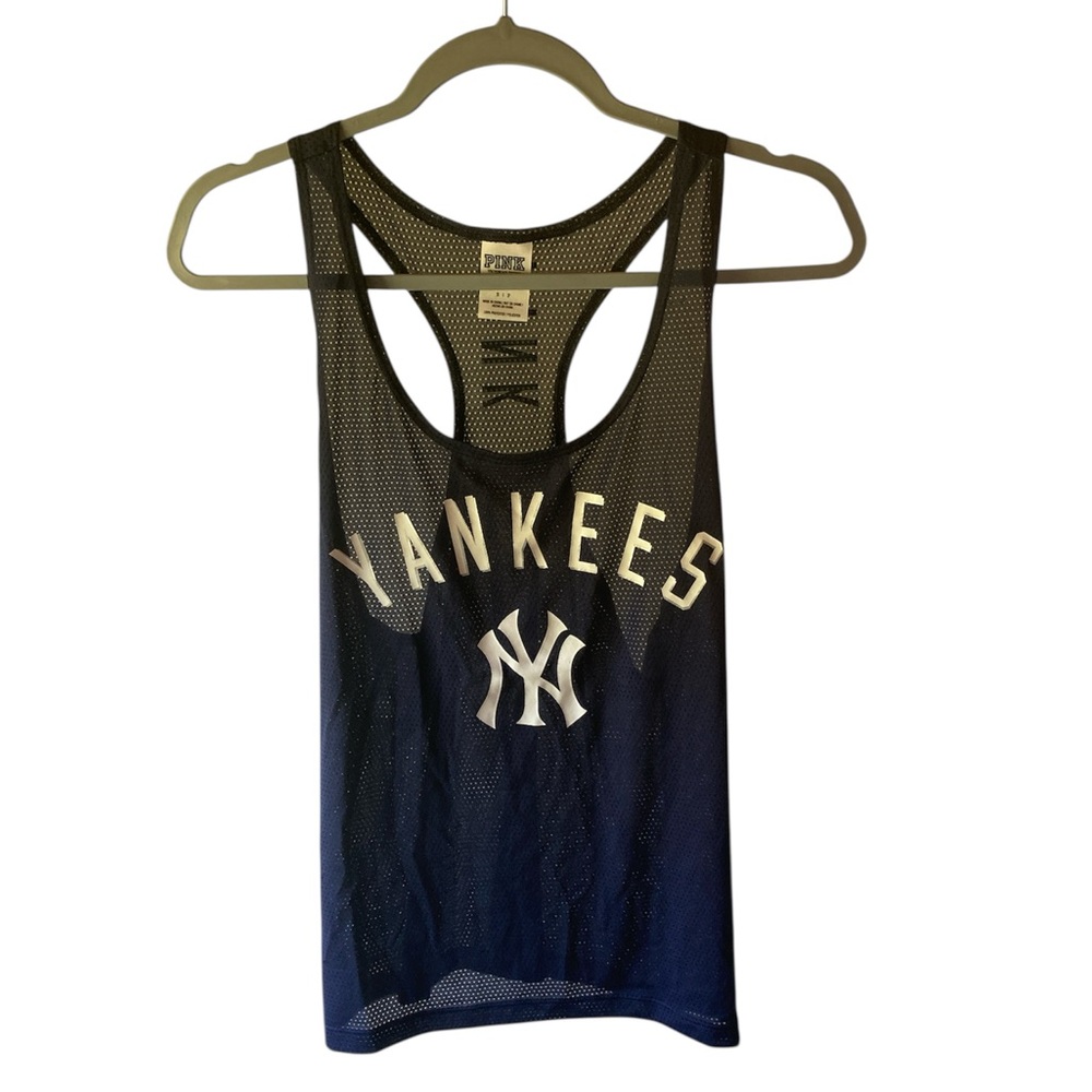 PINK Victoria's Secret Yankees Navy Tank Top